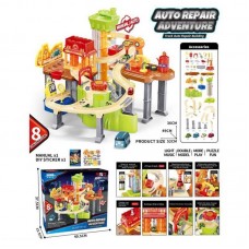 Гараж детский BabyToys JP 588-3 пластиковый разноцветный