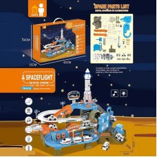Автотрек BabyToys ZX 006 со светом и механическим лифтом Автотрек BabyToys ZX 006 со светом и механическим лифтом