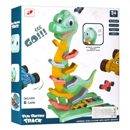 Автотрек BabyToys 589-55 динозавр со светом и музыкой Автотрек BabyToys 589-55 динозавр со светом и музыкой