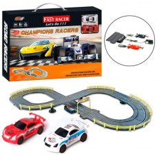 Автотрек BabyToys 6610-B на шнуре, 362 см, 2 машинки
