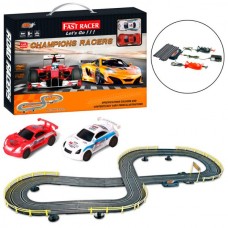 Автотрек BabyToys 6611-B на шнуре, 432см, 2 машинки
