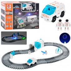 Автотрек BabyToys 7501 со светом 127 деталей