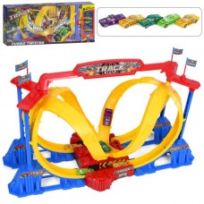 Автотрек BabyToys 8195Y с 5 металлическими машинками на батарейках Автотрек BabyToys 8195Y с 5 металлическими машинками на батарейках