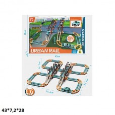 Автотрек BabyToys 888-61 с машинкой музыка свет батарейки