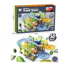 Автотрек BabyToys 899-5 с локомотивом 52 детали