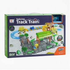 Автотрек BabyToys 899-7 пластиковий 74 деталі Автотрек BabyToys 899-7 пластиковий 74 деталі