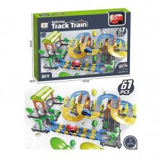 Автотрек BabyToys 899-8 с локомотивом 76 деталей