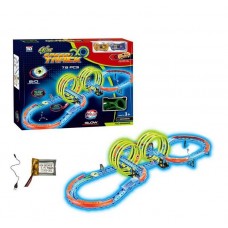 Детский автотрек BabyToys 189707 со светом 78 элементов Детский автотрек BabyToys 189707 со светом 78 элементов