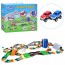 Автотрек BabyToys CF1108 с 2 машинками и мостами, 288 деталей