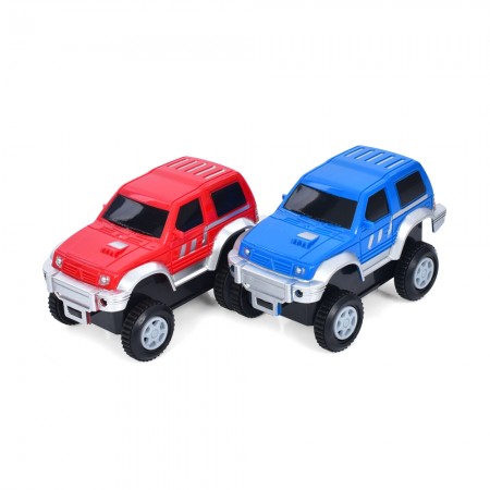 Автотрек BabyToys CF1108 с 2 машинками и мостами, 288 деталей