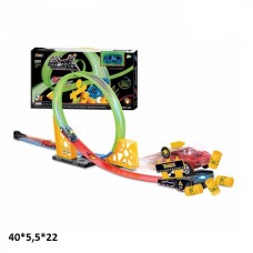 Автотрек BabyToys D663-406 со светом и машинкой Автотрек BabyToys D663-406 со светом и машинкой