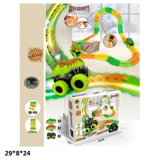 Автотрек BabyToys GD-249A с динозавром на батарейках