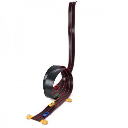 Трек GD899-11 600см, оберт 360, машина 4шт (7см, інерція, рухлива деталь), присоски, 22дет, в кор-ці, 30,5-25-11см Трек GD899-11 600см, оберт 360, машина 4шт (7см, інерція, рухлива деталь), присоски, 22дет, в кор-ці, 30,5-25-11см