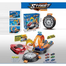 Автотрек BabyToys MH 677 с двумя машинками и поворотом 360° Автотрек BabyToys MH 677 с двумя машинками и поворотом 360°