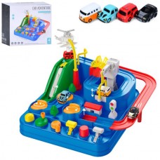 Автотрек BabyToys T801A с подвижными деталями, 4 машинки Автотрек BabyToys T801A с подвижными деталями, 4 машинки