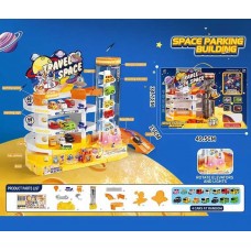 Автотрек BabyToys W 503-8 с подсветкой и лифтом, 3 уровня