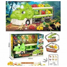 Автотрек BabyToys HS 8013 C с 6 машинками и динозаврами, звук