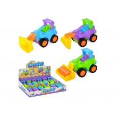 Строительная техника игрушечная 345-10A, 13 см, с подвижным ковшом, микс видов Строительная техника игрушечная 345-10A, 13 см, с подвижным ковшом, микс видов