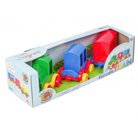 Паровозик Kid cars 3 шт Tigres 39260 Паровозик Kid cars 3 шт Tigres 39260
