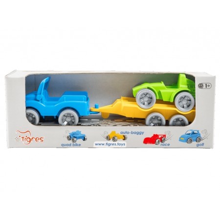 Набор авто Kid cars Sport 3 элементов Джип+баги Tigres 39544