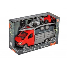 Автомобіль Mercedes-Benz Sprinter бортовий з лафетом - червоний Tigres 39669