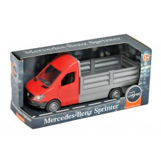 Машинка игрушечная бортовая Mercedes-Benz Sprinter 39673, 24 см, открывающаяся дверь, Tigres