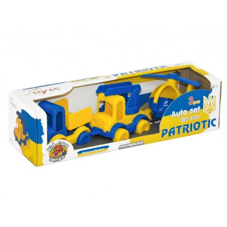 Набор авто Kid cars патриотический 3 шт Tigres 39996 Набор авто Kid cars патриотический 3 шт Tigres 39996