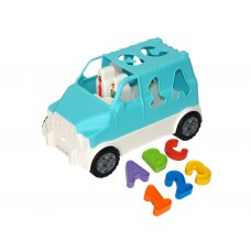 Авто Smart Wheels сортер 6 елементів бірюзовий, Tigres 40062