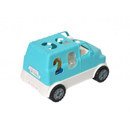 Авто Smart Wheels сортер 6 элементов бирюзовый, Tigres 40062 Авто Smart Wheels сортер 6 элементов бирюзовый, Tigres 40062