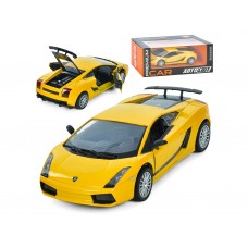 Машинка металлическая Lamborghini Gallardo Superleggera 17 см открываются двери и багажник, АвтоСвіт AP-1908