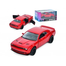 Машинка инерционная металлическая Dodge Challenger SRT, 12,5 см, открываются двери, АвтоСвіт AS-3016 Машинка инерционная металлическая Dodge Challenger SRT, 12,5 см, открываются двери, АвтоСвіт AS-3016