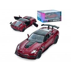 Машинка инерционная металлическая Corvette ZR1 2019, 16 см, открываются двери, АвтоСвіт AS-3022