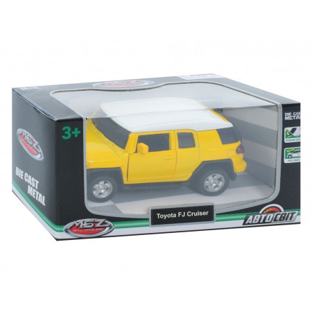 Джип металевий інерційний Toyota FJ Cruiser AS-3029, 11 см, відкриваються двері, АвтоСвіт