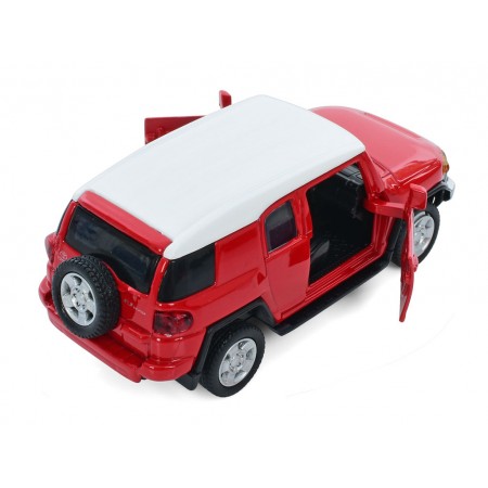 Джип металевий інерційний Toyota FJ Cruiser AS-3029, 11 см, відкриваються двері, АвтоСвіт