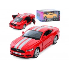 Машинка инерционная металлическая Ford Mustang 2015, 12 см, открываются двери, АвтоСвіт AS-3101