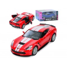 Машинка інерційна металева Chevrolet Corvette Grand Sport, 15 см, відкриваються двері, АвтоСвіт AS-3104