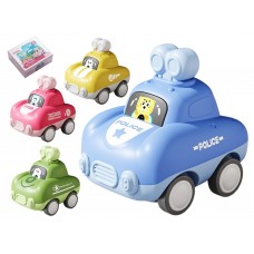 Набор инерционных машинок Cartoon Animal Car 4шт, 10 см FY917750