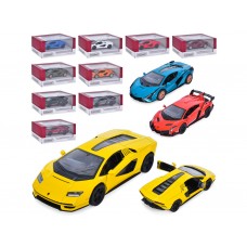 Машинка инерционная металлическая Lamborghini, KT5452W, 13 см, открываются двери, Kinsmart