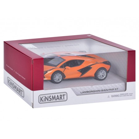 Машинка инерционная металлическая Lamborghini, KT5452W, 13 см, открываются двери, Kinsmart Машинка инерционная металлическая Lamborghini, KT5452W, 13 см, открываются двери, Kinsmart