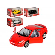 Машинка инерционная металлическая Toyota Celica KT5038W, 12 см, открываются двери, Kinsmart