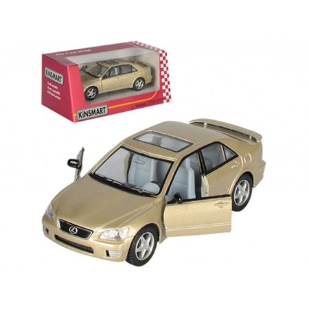 Машинка инерционная металлическая Lexus IS300, KT5046W, 12 см, открываются двери, Kinsmart Машинка инерционная металлическая Lexus IS300, KT5046W, 12 см, открываются двери, Kinsmart