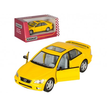 Машинка инерционная металлическая Lexus IS300, KT5046W, 12 см, открываются двери, Kinsmart Машинка инерционная металлическая Lexus IS300, KT5046W, 12 см, открываются двери, Kinsmart