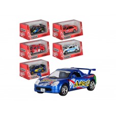 Машинка інерційна металева Street Fighter KT5072W, 12 см, відчиняються двері, Kinsmart