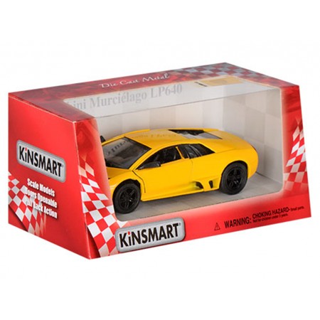 Машинка металева інерційна LAMBORGHINI MURCIELAGO Kinsmart KT 5317 W Машинка металева інерційна LAMBORGHINI MURCIELAGO Kinsmart KT 5317 W