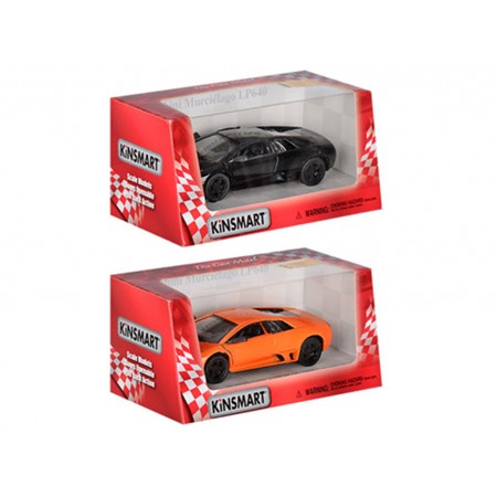 Машинка металева інерційна LAMBORGHINI MURCIELAGO Kinsmart KT 5317 W Машинка металева інерційна LAMBORGHINI MURCIELAGO Kinsmart KT 5317 W