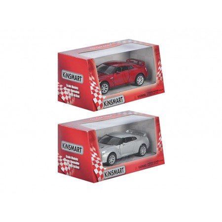 Машинка металлическая инерционная NISSAN GT-R 2009 Kinsmart KT 5340 W Машинка металлическая инерционная NISSAN GT-R 2009 Kinsmart KT 5340 W