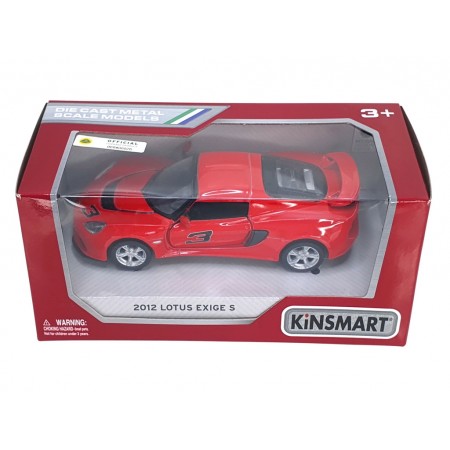 Машинка металева інерційна LOTUS EXIGE S Kinsmart KT 5361 W Машинка металева інерційна LOTUS EXIGE S Kinsmart KT 5361 W
