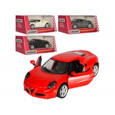 Машинка инерционная металлическая Alfa Romeo, KT 5366 W, 16 см, открываются двери, Kinsmart