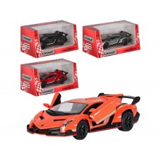 Машинка металева інерційна LAMBORGHINI VENENO Kinsmart KT 5367 W