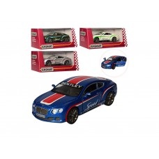 Машинка инерционная металлическая Bentley KT5369WF, 12 см, открываются двери, Kinsmart